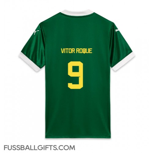 Palmeiras Vitor Roque #9 Fußballbekleidung Heimtrikot 2025-26 Kurzarm